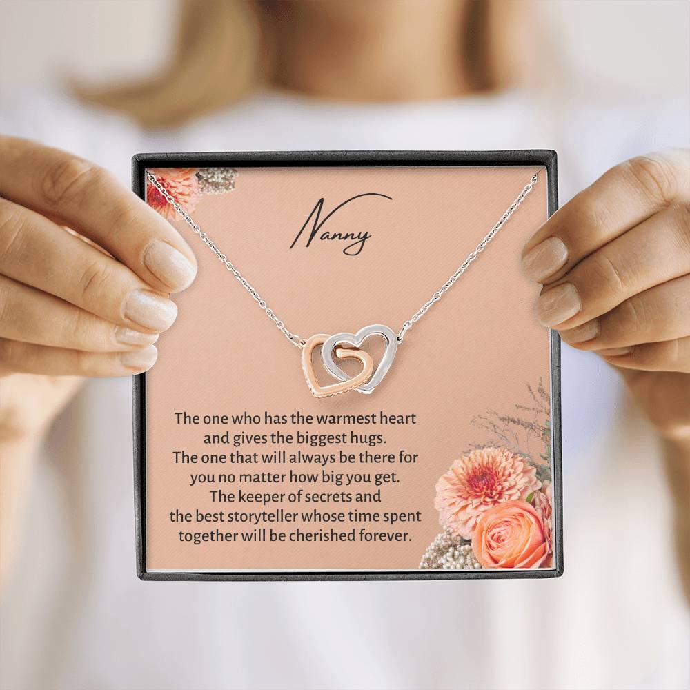 Nanny | The One Who Has The Warmest Heart | Professional Necklace Gift