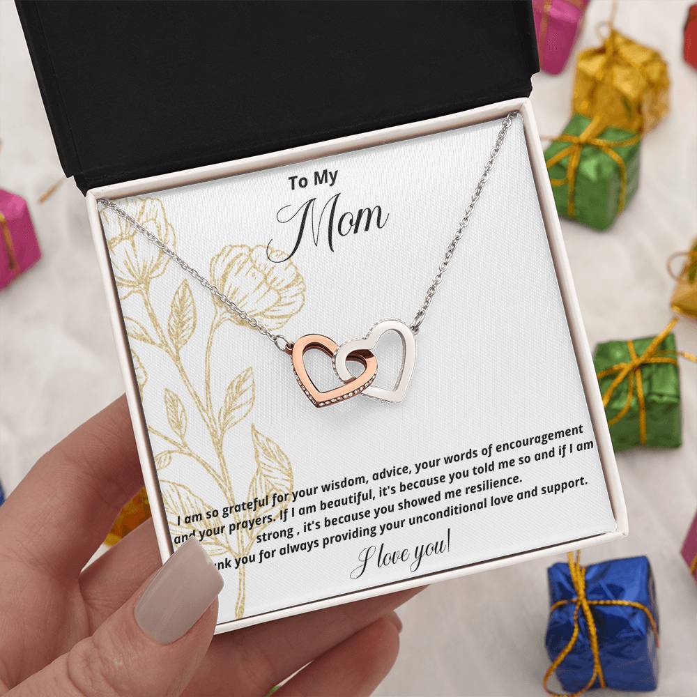 To My Mom | I Am Grateful For Your Wisdom | Necklace