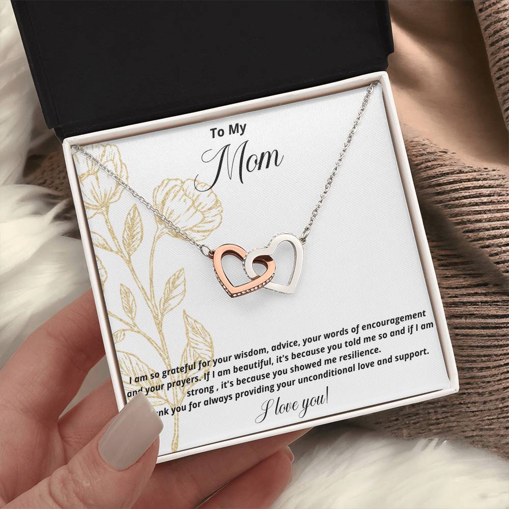 To My Mom | I Am Grateful For Your Wisdom | Necklace