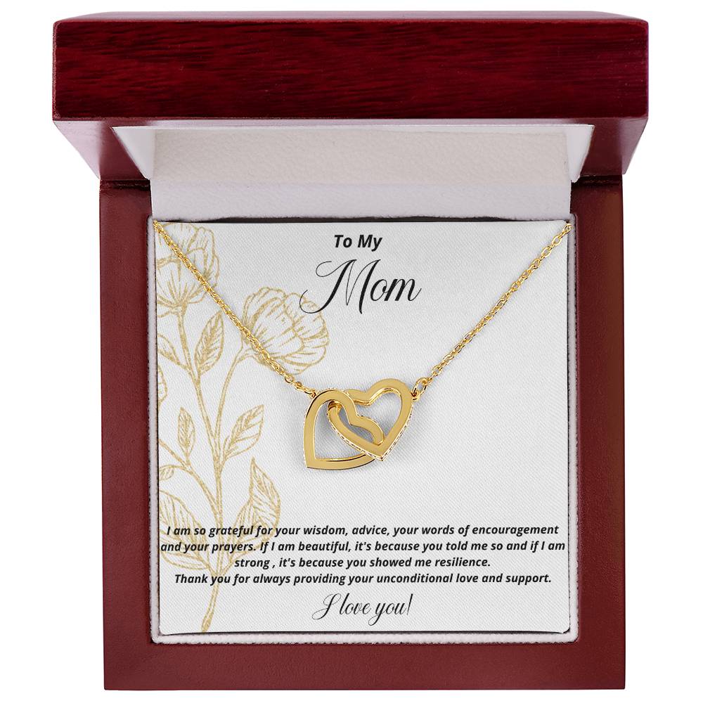 To My Mom | I Am Grateful For Your Wisdom | Necklace