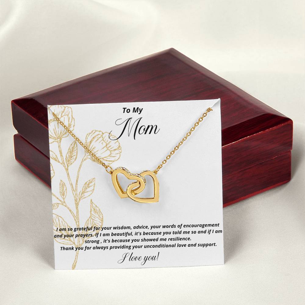 To My Mom | I Am Grateful For Your Wisdom | Necklace