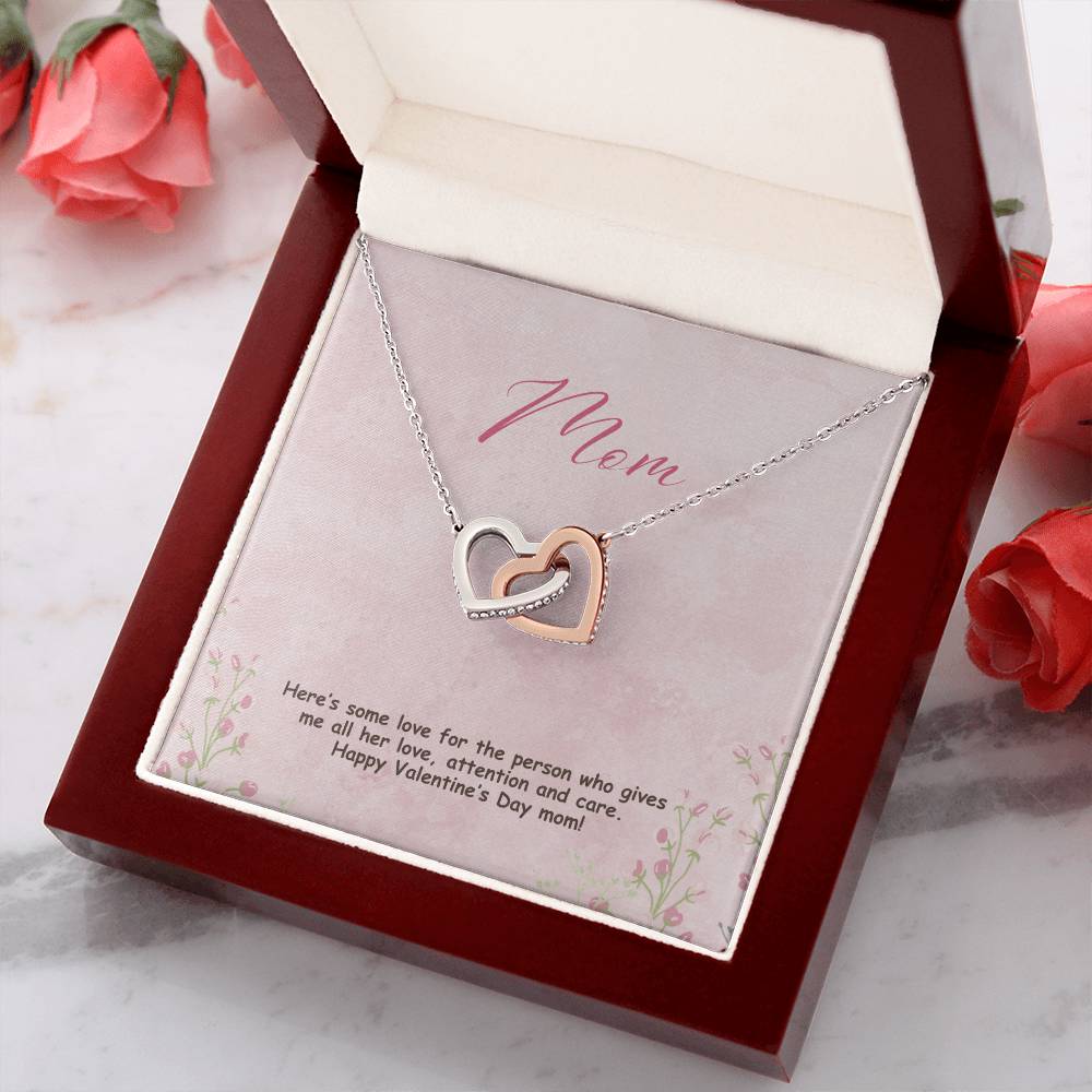 Mom | Happy Valentine's Day | Pendant Necklace