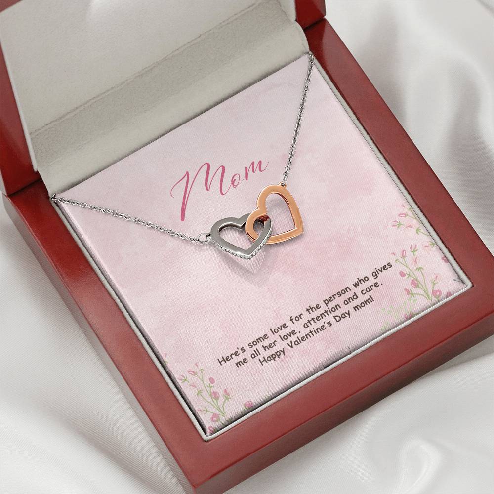 Mom | Happy Valentine's Day | Pendant Necklace