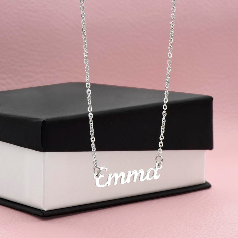 To My Mom | You Are The Best Mother | Name Necklace