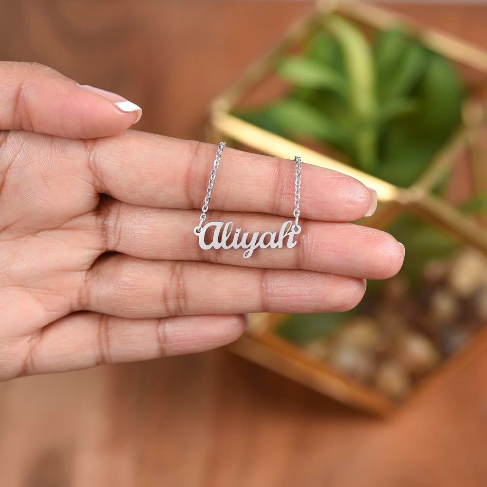 To A Wonderful Doctor | Thank You For All Your Hard Work | Professional Name Necklace