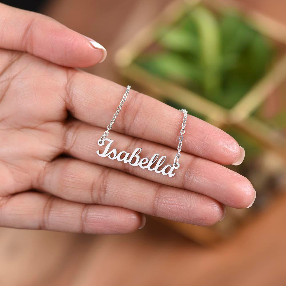 To My Grandma | I Love You | Jewelry Name Necklace