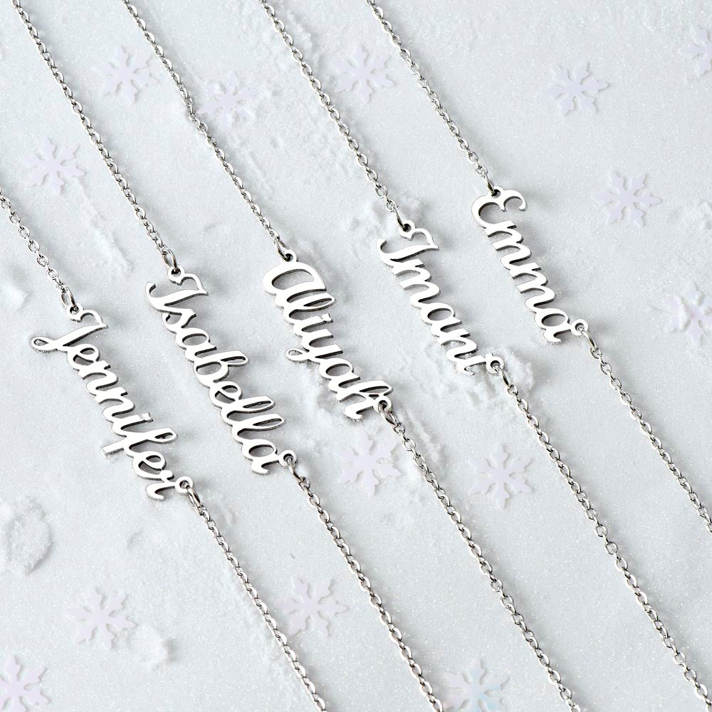 To My Darling Wife | You Are The Center Of My Universe | Name Necklace