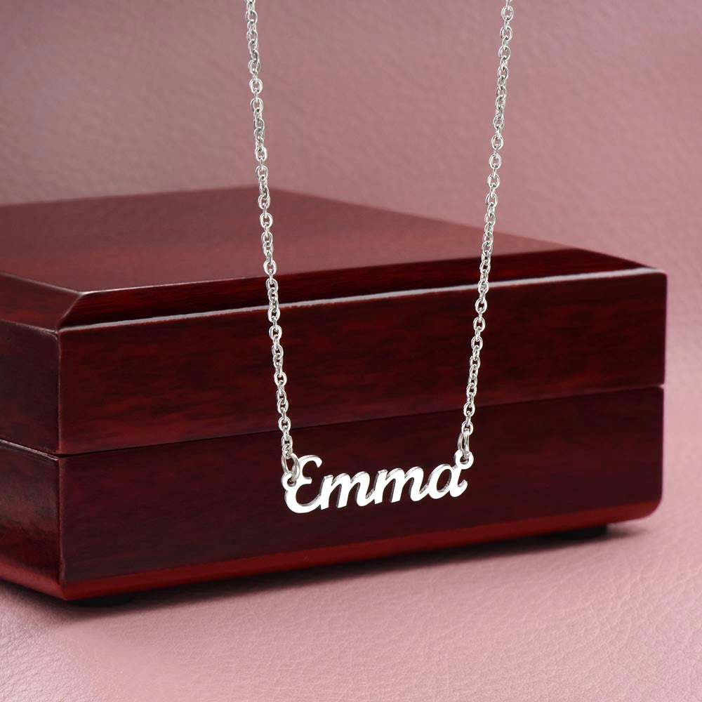 To My Grandma | I Love You | Jewelry Name Necklace