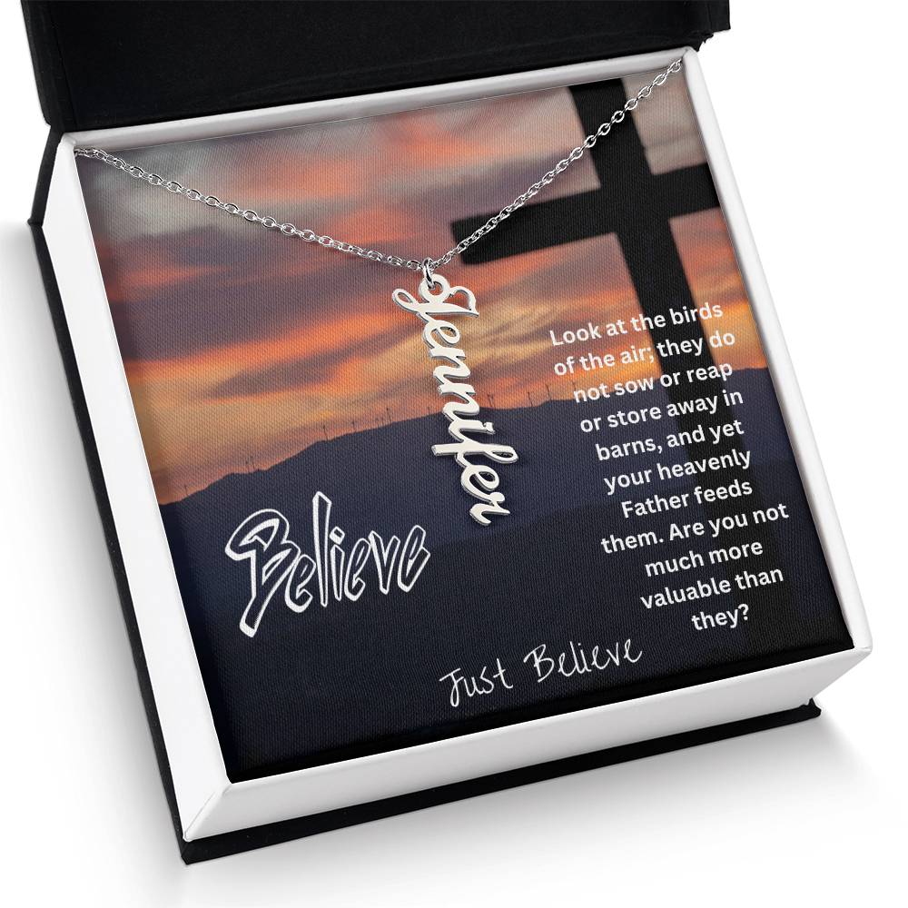 Just Believe Faith Necklace | Religious Jewelry Gift