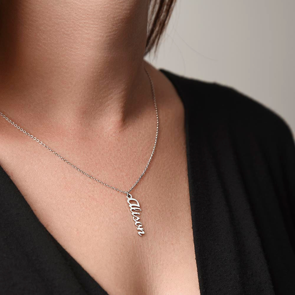 To My Dear Mom | You Will Always Be My Mom | Name Necklace