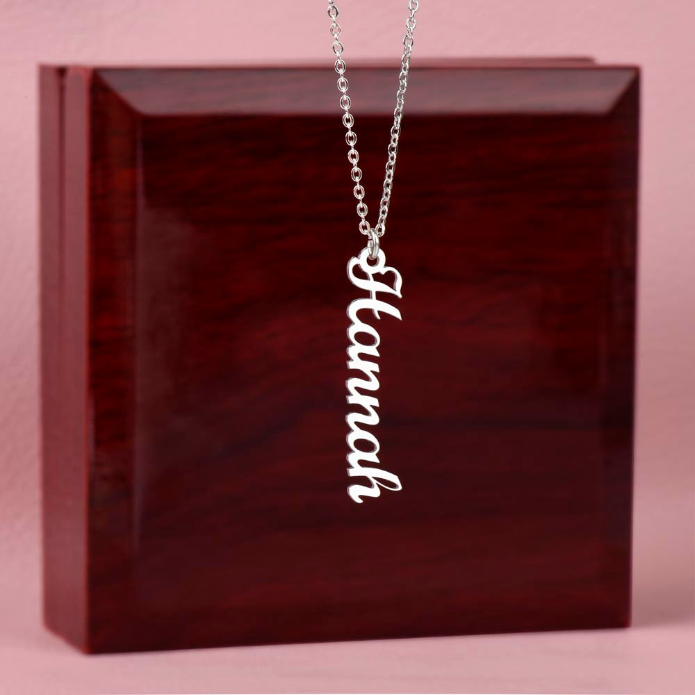 To My Dear Mom | You Will Always Be My Mom | Name Necklace