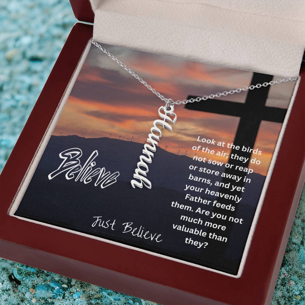 Just Believe Faith Necklace | Religious Jewelry Gift