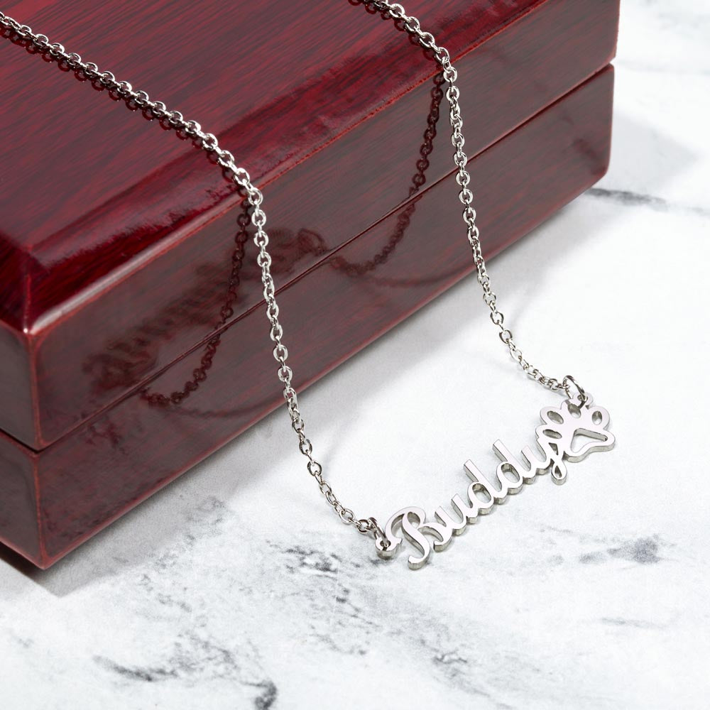 My Friend | Thank You For Your Kindness | Custom Name Necklace