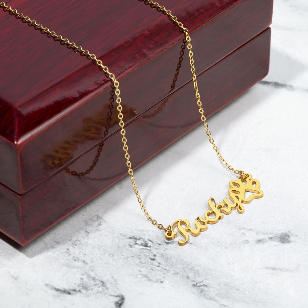 My Friend | Thank You For Your Kindness | Custom Name Necklace