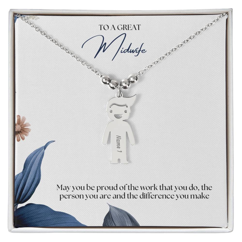 May You Be Proud Of The Work That You Do | Professional Kid Charm Necklace