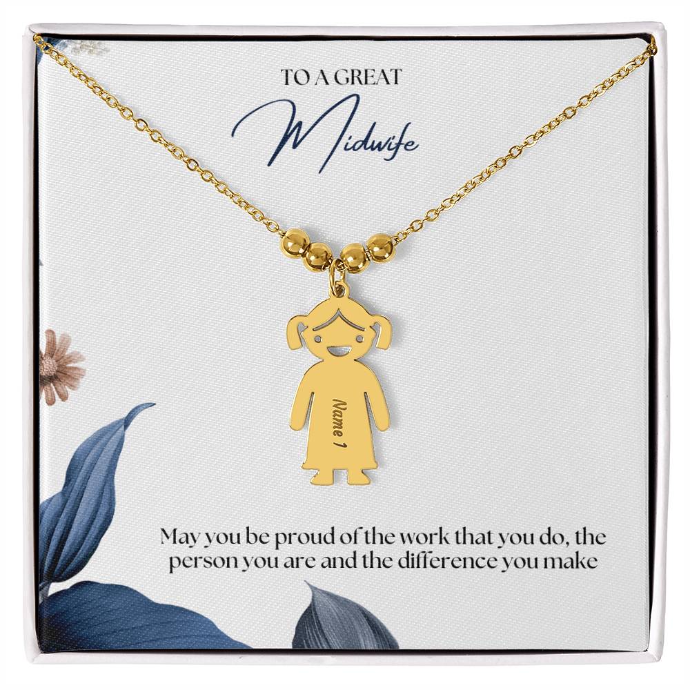 May You Be Proud Of The Work That You Do | Professional Kid Charm Necklace