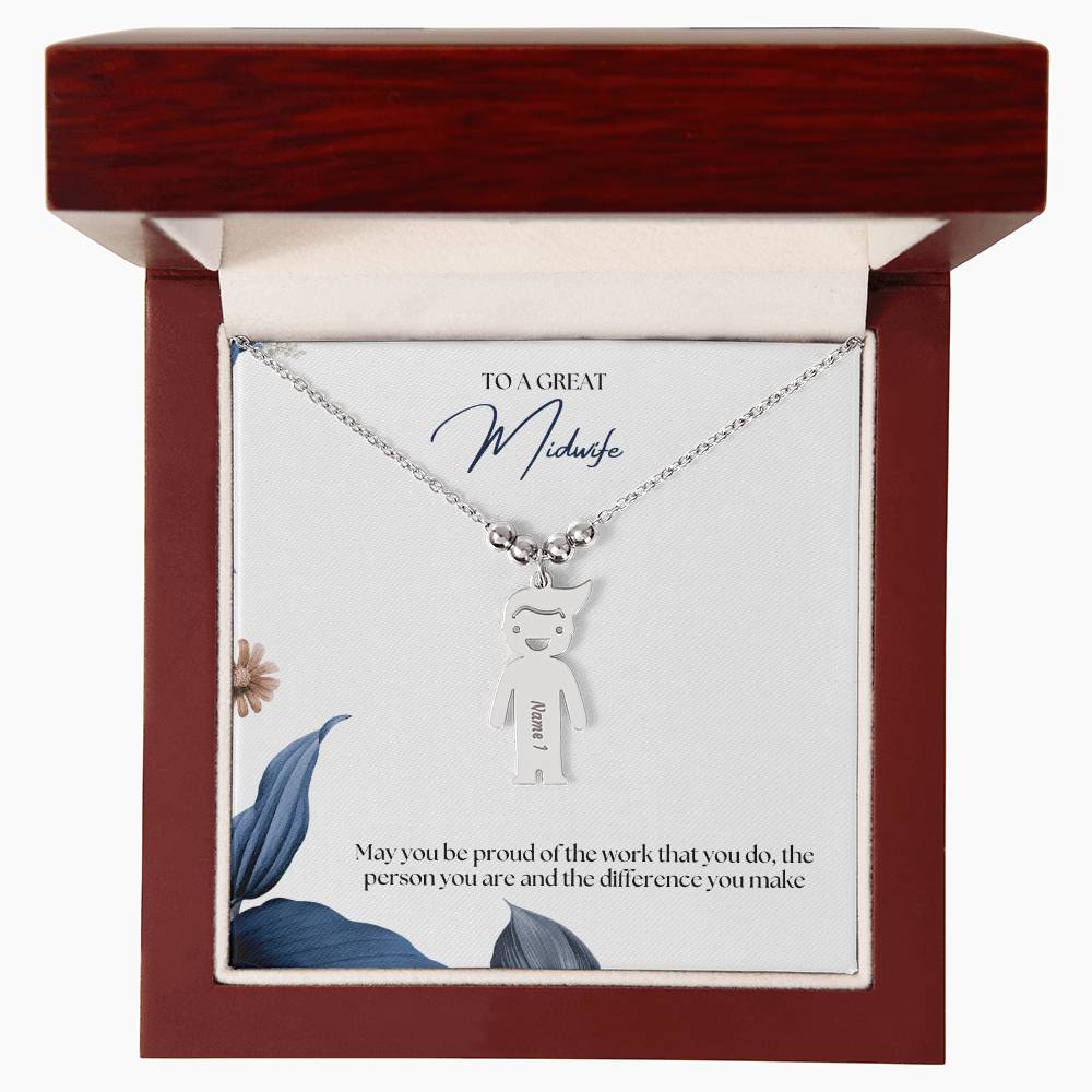 May You Be Proud Of The Work That You Do | Professional Kid Charm Necklace