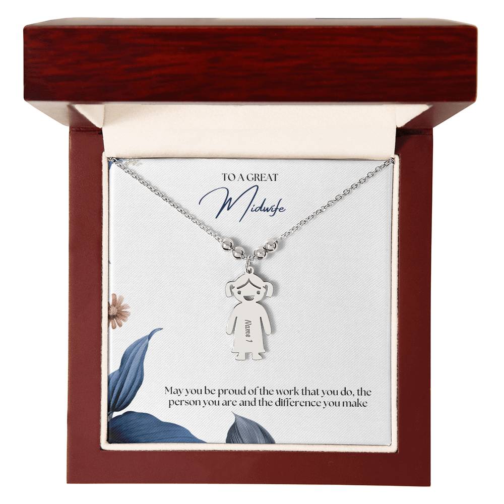 May You Be Proud Of The Work That You Do | Professional Kid Charm Necklace