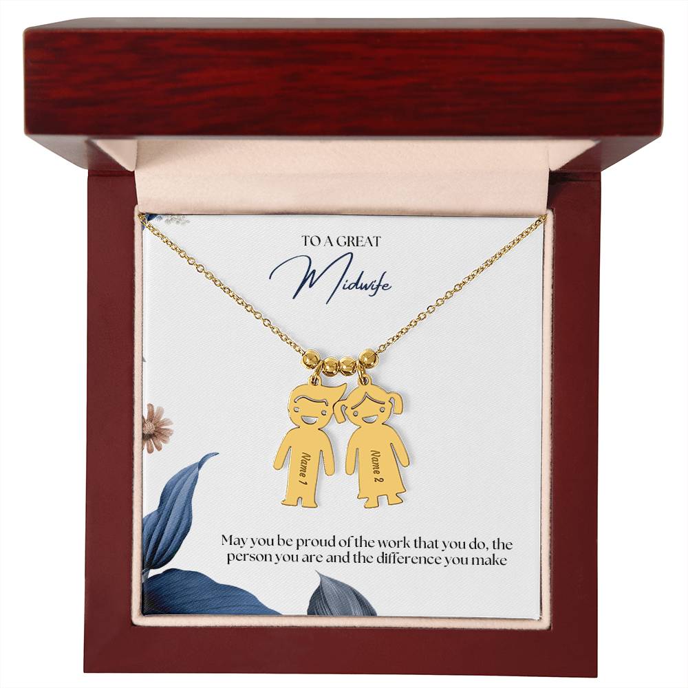 May You Be Proud Of The Work That You Do | Professional Kid Charm Necklace