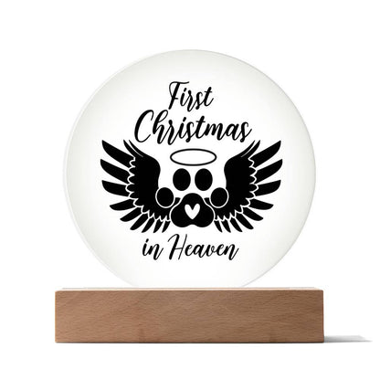 Pet Memorial Circle Plaque