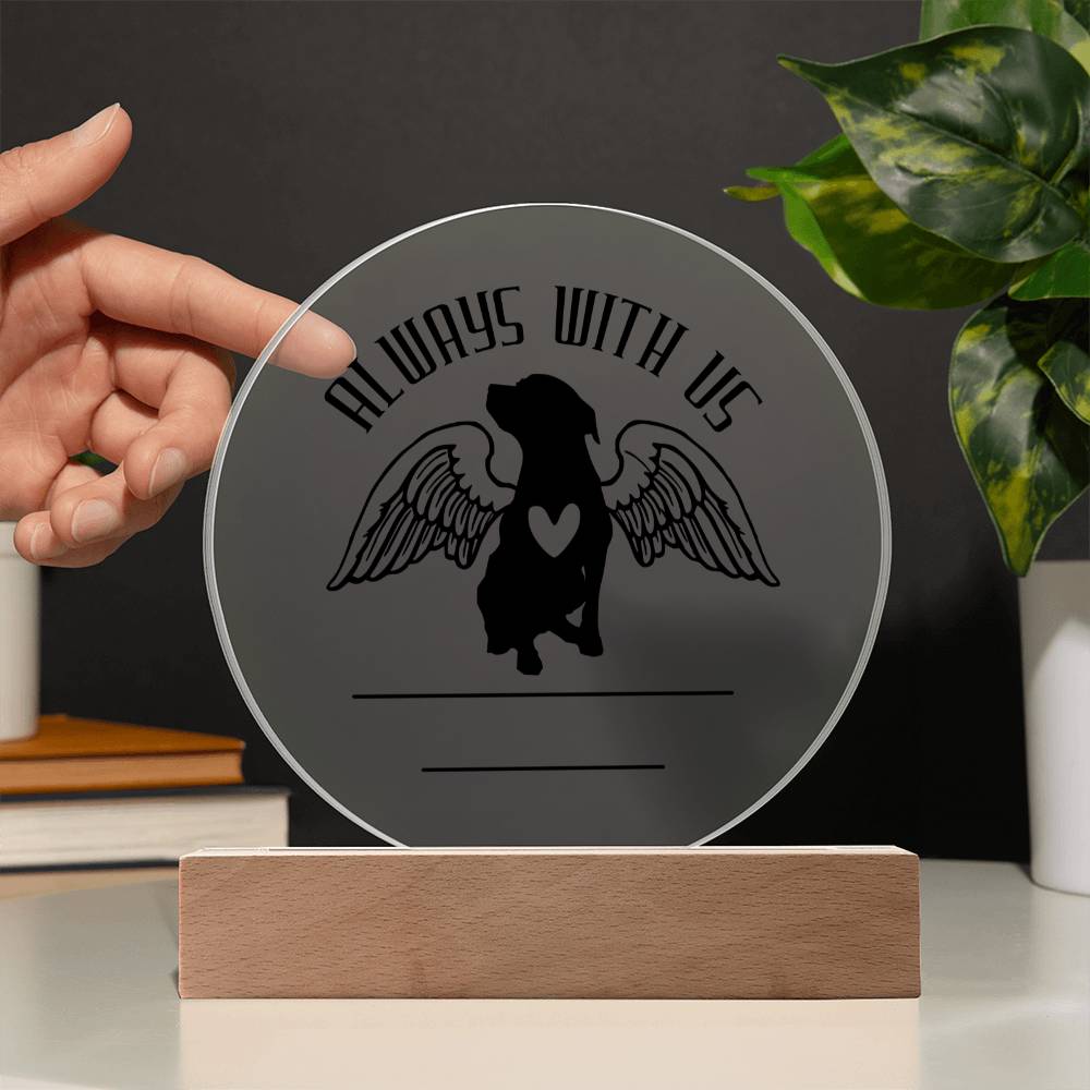 Always With Us | Pet Memorial Plaque