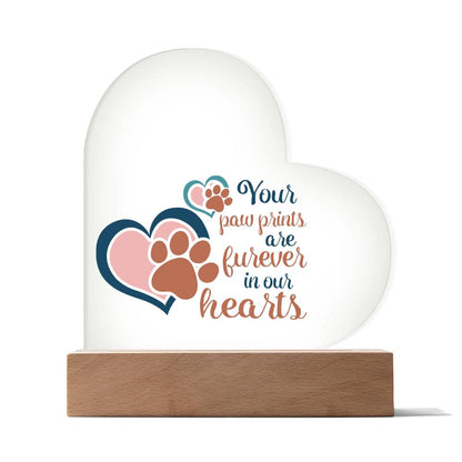 Your Paw Prints Are Forever In Our Hearts | Pet Plaque