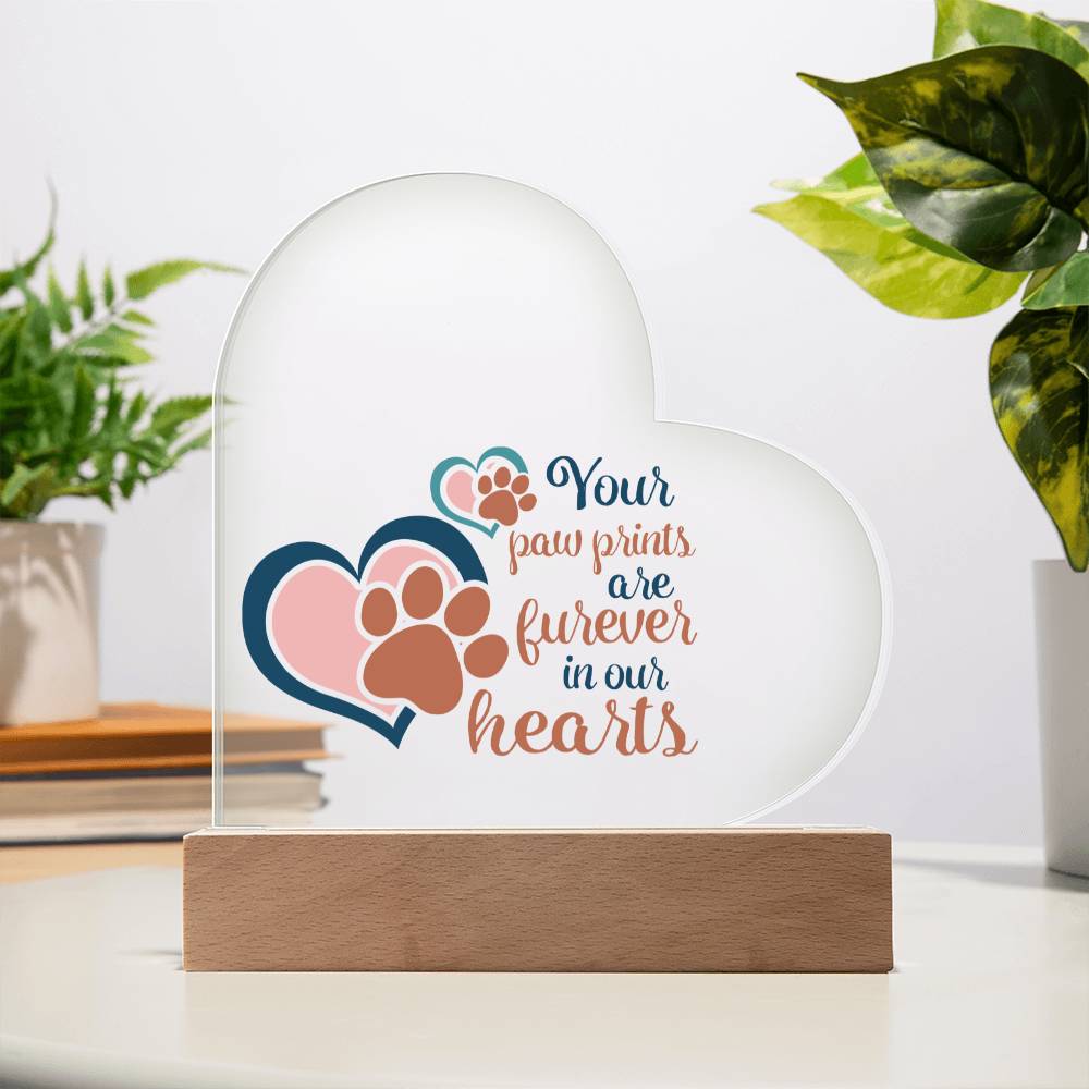 Your Paw Prints Are Forever In Our Hearts | Pet Plaque