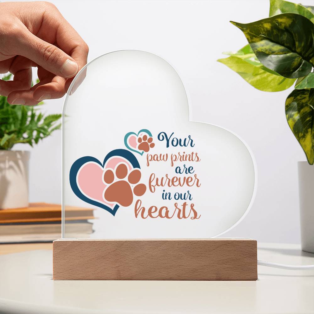 Your Paw Prints Are Forever In Our Hearts | Pet Plaque