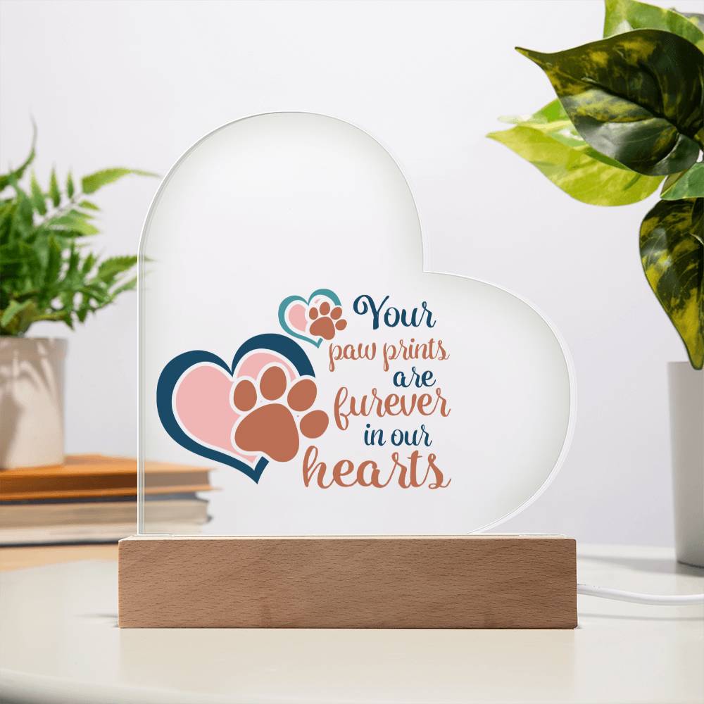 Your Paw Prints Are Forever In Our Hearts | Pet Plaque