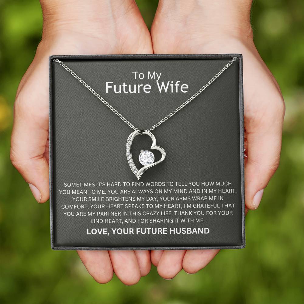 To My Future Wife | Thank You For Your Kind Heart | Pendant Necklace